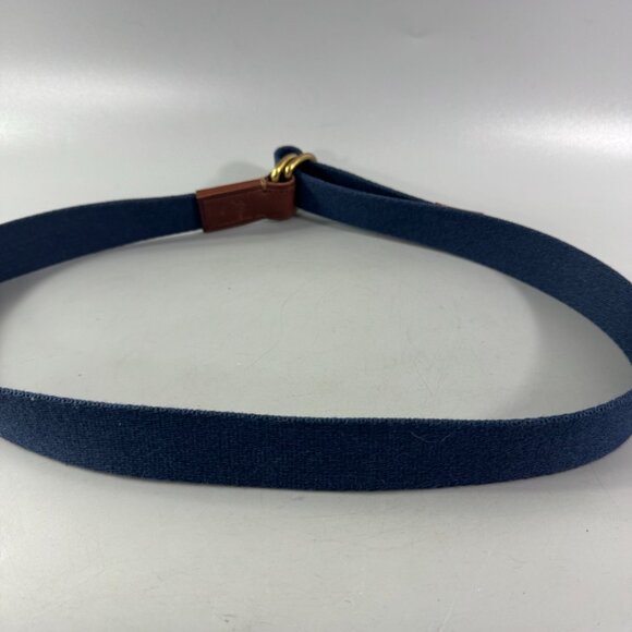 J. Crew D-ring Webbed Belt in Blue, Women's Size M - Picture 5 of 10